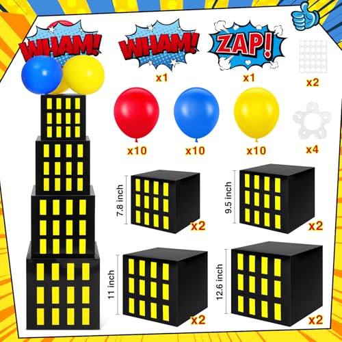 Boîtes de décoration de fête héros pour simplifier l'organisation de goûters - 2