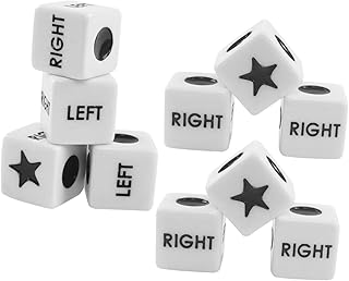 VILLCASE 10 Pçs Playset Acessórios Fornecimento De Jogo De Acrílico Dados De Jogo De Festa Dados De Acrílico Adereços Adereços De Jogo De Tabuleiro De Xadrez Ferramenta Multifacetada Dados