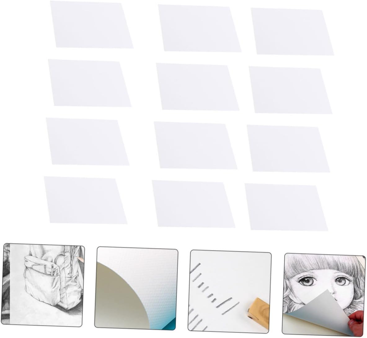 Gogogmee 40 Sheets Thick White Sketch Paper for Adults Drawing Pads for Painting Doodling and Creative Art Projects Practical Art Supplies for Boys