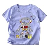 子供服 Tシャツ キッズ コットン 日常服 丸首 柔らかい カジュアル カジュアル 衣装 かわいい 速乾 着心地よい 半袖ブラウス Tシャツ 体操着 カジュアル 上品 ファション ゆったり 柔らか スポーツ 部屋着 普段着 通園 通学 人気 誕生日プレゼント(120,パープル)