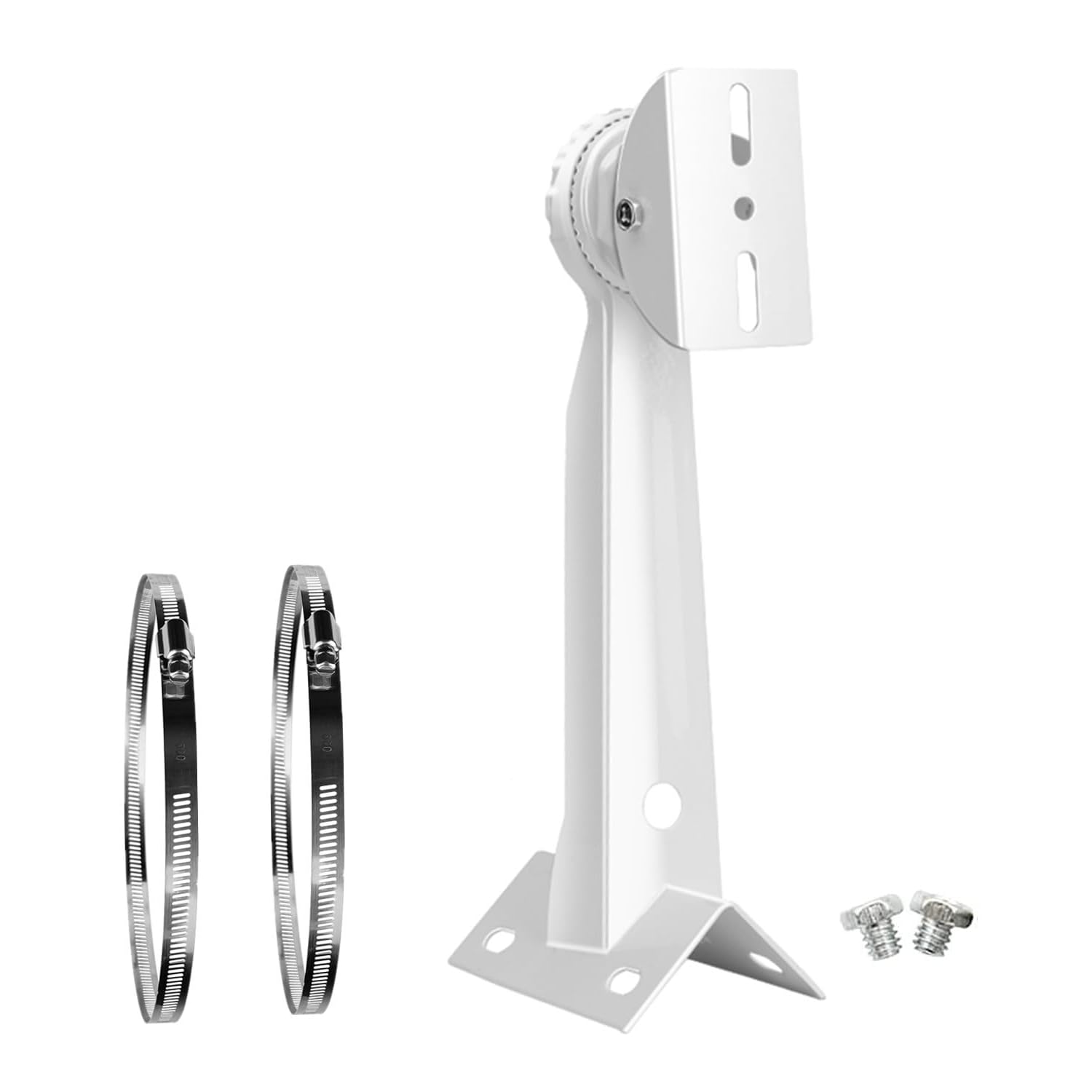 260mm/10.2" cctv security camera corner pole wall mounting bracket for dahua bullet and ptz cameras surveillance camera with 2 loops