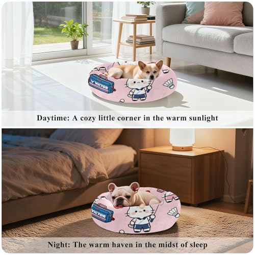 Lit orthopédique pour chat pour calmer l'anxiété de taille M - 5