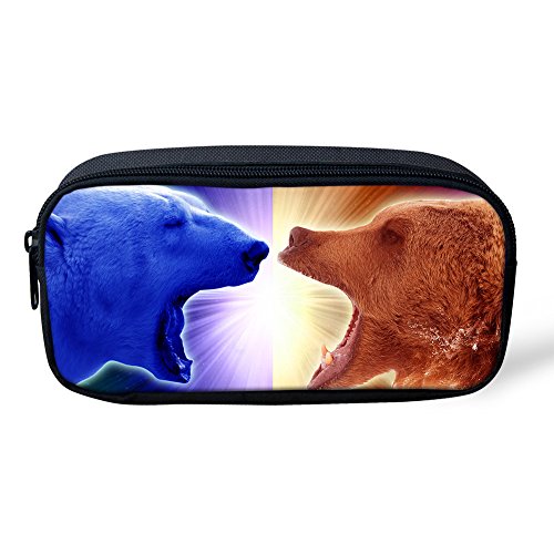 Showudesigns Galaxy Animal Estuche Escolar Suministros Papelería Pen Holder para adolescentes, color Lion Dedium