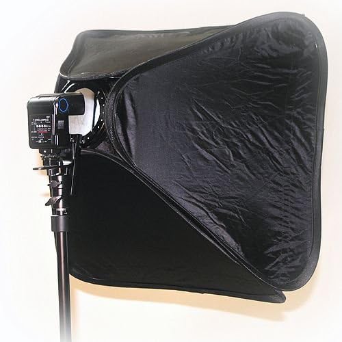 ePHoto 24" Portable Foldable Off Camera Flash Photography Studio Portrait Softbox Soft Box Off Camera Flash softbox Setup for Nikon Canon Speedlite Ex430 Ex580 Sb600 Sb800 24SB1009 by Ephoto 24SB1009