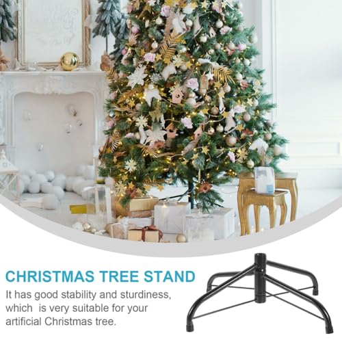 Soporte para Árbol de Navidad Artificial PRETYZOOM en Pack de 2 Base Navideña para Suelo 4
