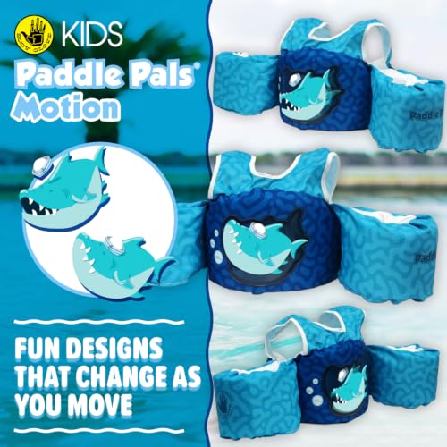 Image of Body Glove Paddle Pals Learn to Swim Life Vest, 33-55 lbs | U.S. Coast Guard approved learn-to-swim aid, Type III child's PFD for recreational boating; perfect for pools, lakes, beaches