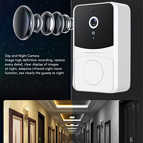 Campainha visual, ultra clara, grande angular, inteligente, criptografia de dados, videochamada para