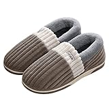 KOOBS Zapatillas Zapatillas de algodón Mujeres Amantes de otoño e...