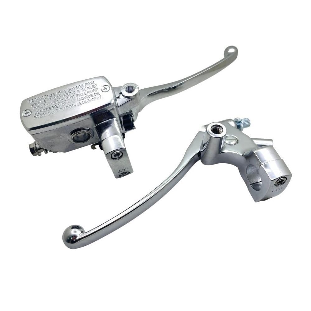 YQIAPZE for Steed 400 600 Shadow 1100 Magna 250 750 Universal 25MM Motorcycle Brake Clutch Lever Master Cylinder Reservoir Brake Clutch Levers Handlebars
