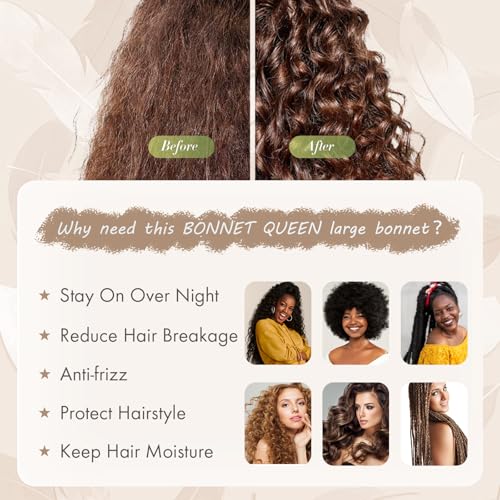 Image of BONNET QUEEN Hat, Large, Champagne