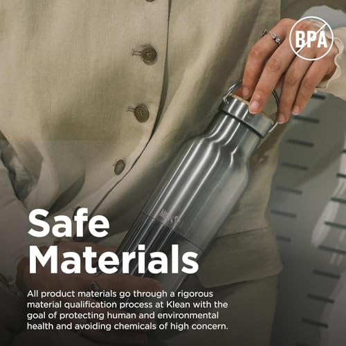Klean Kanteen Rise Reflect Botella Térmica Reutilizable de Acero Inoxidable con Aislamiento al Vacío y Tapa de Bambú 16 oz miniatura 6