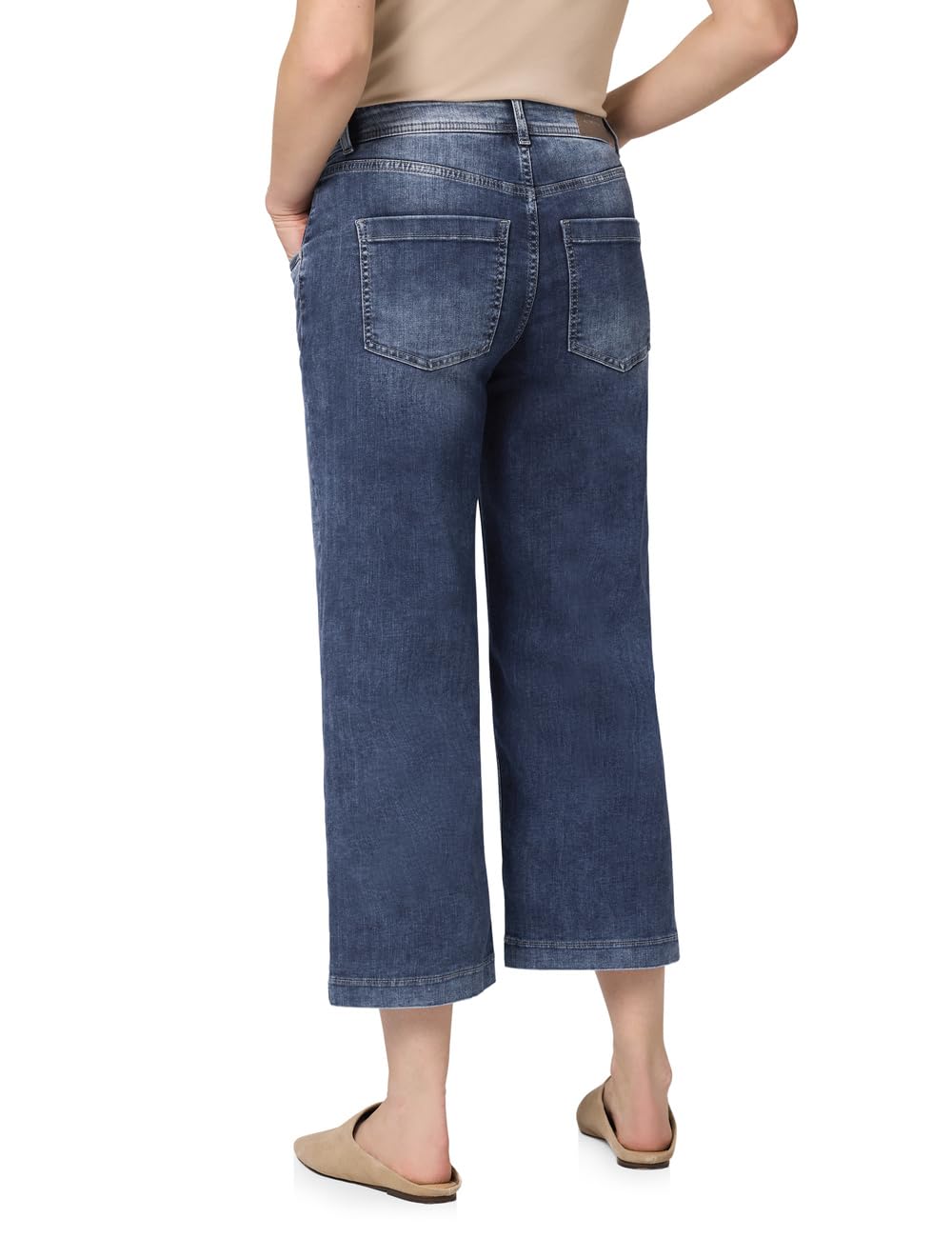 Street One Damen High Waist Wide Leg Jeans im Loose Fit 3817230
