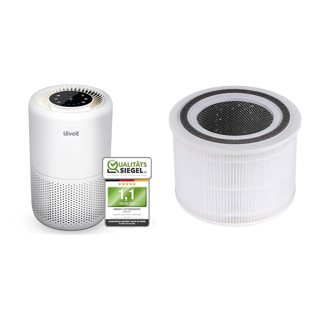 LEVOIT Core 200S Filtre HEPA 3 en 1 appareil de traitement de l'air contre allergènes et poussière