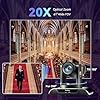 Tenveo Caméra PTZ NDI avec Suivi Automatique IA, Zoom Optique 20x, USB3.0/HDMI/LAN PoE, Camera PTZ IP 1080P 60FPS pour Streaming Live Église Visioconférence Diffusion Événements Youtube/OBS/vMix