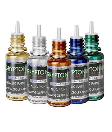 GRYPTONITE PROFESSIONAL GOLF CLUB PAINT METALLIC LIMITED EDITION 5 PACK