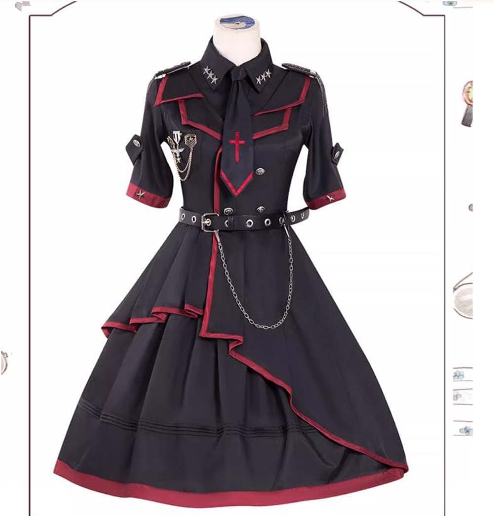 Amazon.co.jp: [Lomohanaga] ロリータ ワンピース Lolita系 ロリータ 