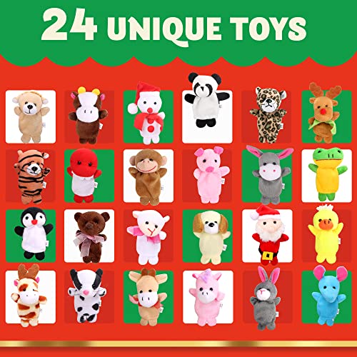 JOYIN Christmas Advent Calendar 2024 with Finger Puppets - Image 2