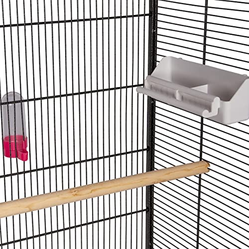 Viveiro Birdfly Australia Malha Fina Para Calopsita Papagaio Arara Periquito - Preto
