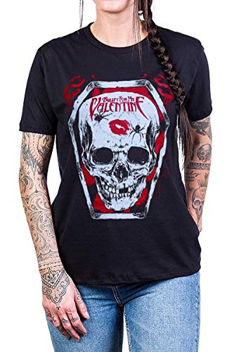 Camiseta Bullet For My Valentine Logo Caveira Com Estampa