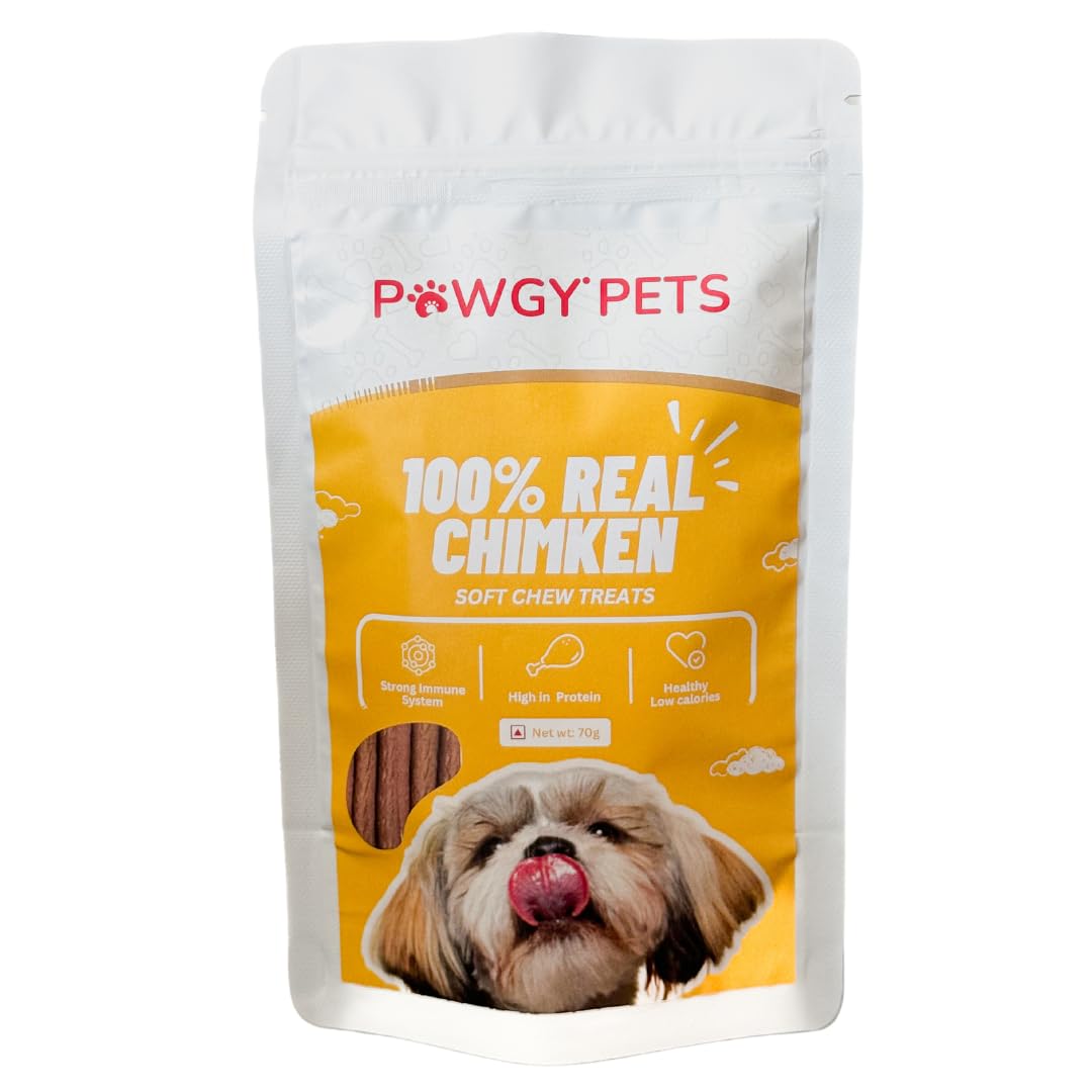 Pawgy Pets Yummylicious Soft & Chewy Treats Real Chicken Sticks for Dogs - 70g (B0D45HLQ47) Amazon Price History, Amazon Price Tracker