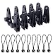 MISSFOX Planenclips Zeltplanen Clips, 20 Stück Planenklammern Hochleistungs Tarp Klammern Befestigung Clips für Wohnwagen, Pavillon, Pool Planen, Markisen (10 Krokodilklemmen und 10 Planenspanner)