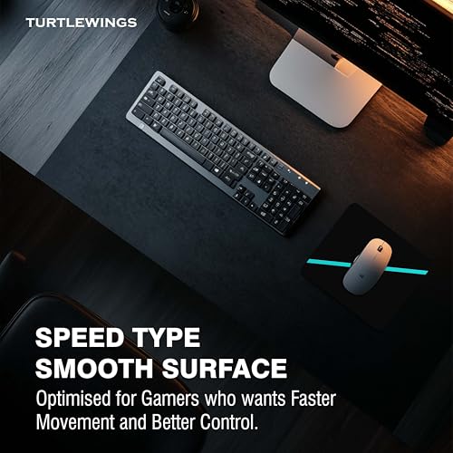 Image of TURTLEWINGS | Mousepad | Formula One F1 Race Car on Track Mousepad - 22x18 cm, 3mm Thick | Dynamic Print Non-Slip Rubber Base | Office, Study & Gaming Use | Premium Smooth Surface