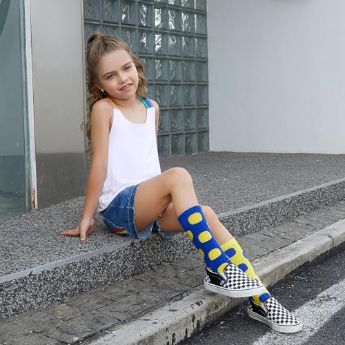 Image of Perfashion Girls Tank Tops Rainbow Camisole High Low Hem Basic Shirt Yoga Gymnastics Dancewear for 4-13 Years