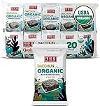 CHOI'S 1 Organic DAECHUN Seaweed Snacks, 20 Pack, Original, Product of Korea Premium Great