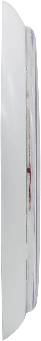 Springfield 90050 8" Indoor/Outdoor Dial Thermometer, White : Patio, Lawn & Garden