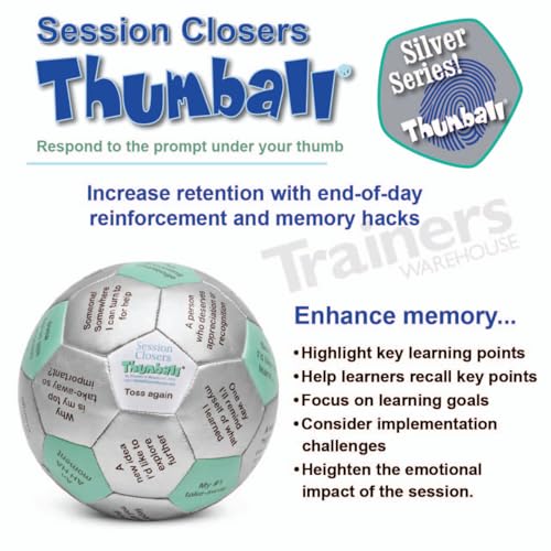 Image of Trainers Warehouse 6 inch Thumball Collection, 32 Prompts for Conversation, Team Building, Relationship and Training