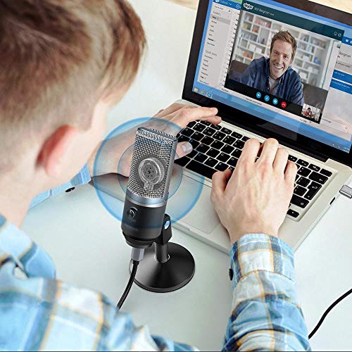 Microphone USB ordinateur pour éliminer les grésillements en visioconférence