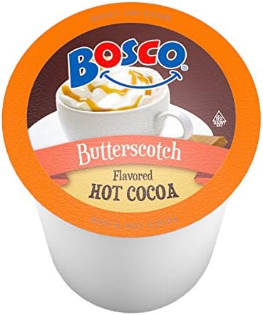 Bosco Single-Cup Hot Cocoa for Keurig K-Cup Brewers, Butterscotch, 40 Count
