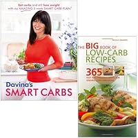 Davina's Smart Carbs By Davina Mccall & The Big Book of Low-Carb Recipes By Nicola Graimes Collection 2 Books Set