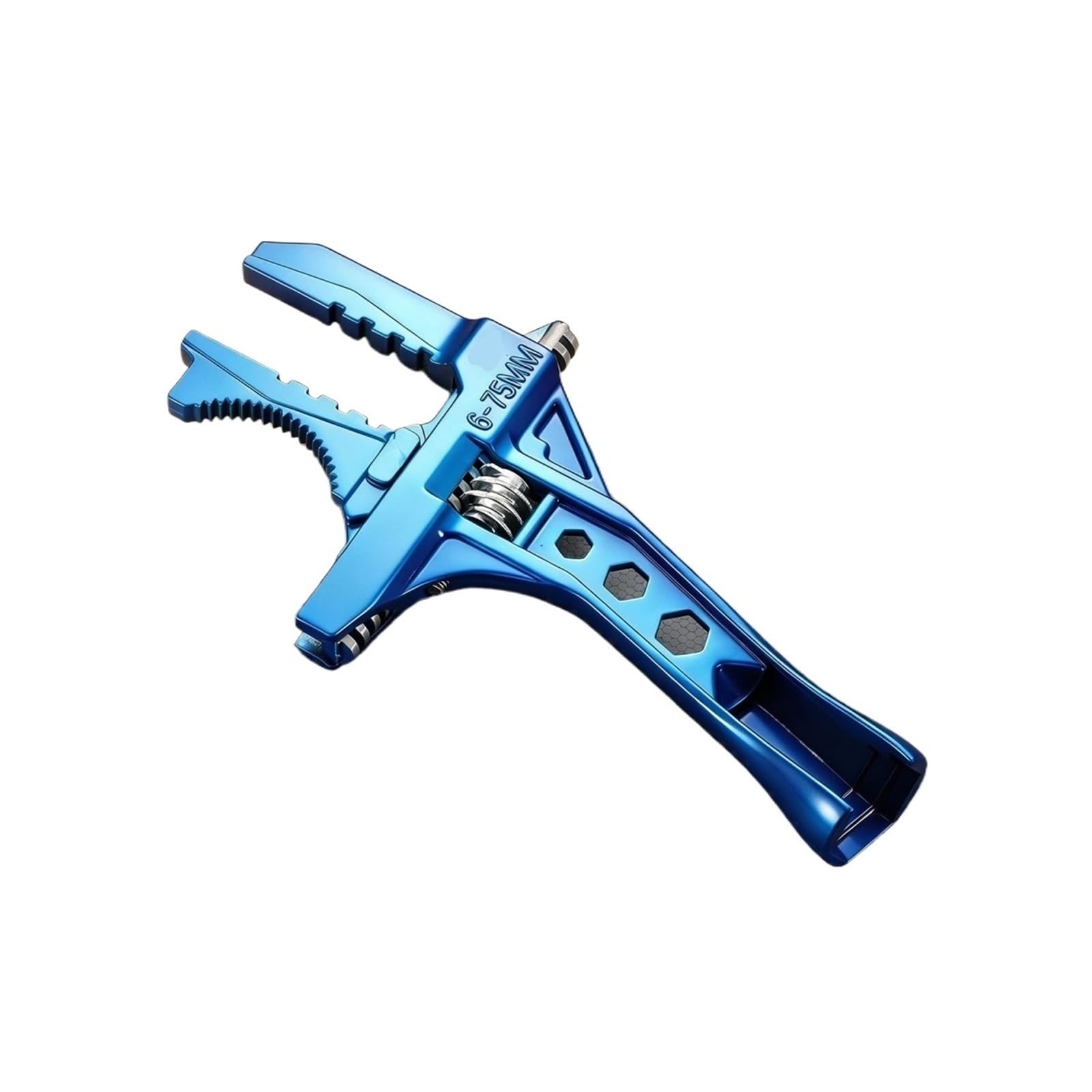 Jzqkxmvnclh Blue Multifunctional Bathroom Wrench Large Opening Adjustable Universal Spanner