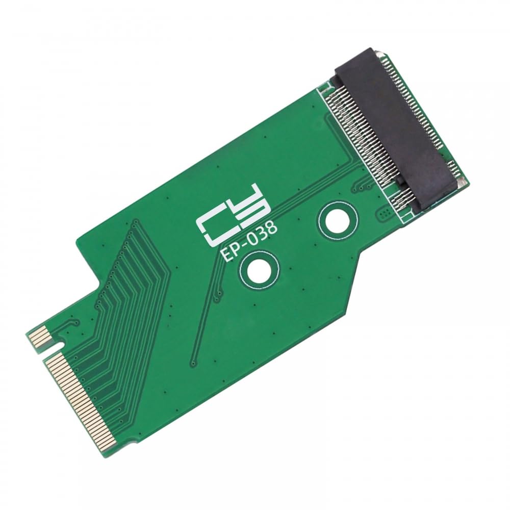 CY Card NGFF NVME M-Key 22x42mm to 22x80mm Male to Female Extension SSD Adapter Compatible with Legion Go Game Boy-image-3
