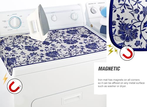 Tapis de repassage magnétique avec repose-fer silicone lavable - 3