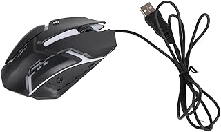 USB Wired Mouse, 1600DPI High Sensitivity Gaming Mouse Backlight USB Optical Mice for PC Laptop Notebook Computer, Support WindowsXP/Vista/7/8/10 and MacOS