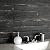 SomerTile FNURT3NG Retro Nero 2-3/4" x 23-1/2" Porcelain Floor and Wall Tile, Black, 24