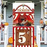 Halloween Scary Clown Photo Booth Carnival Circus Party Decoration Creepy Carnival Theme Door Cover...