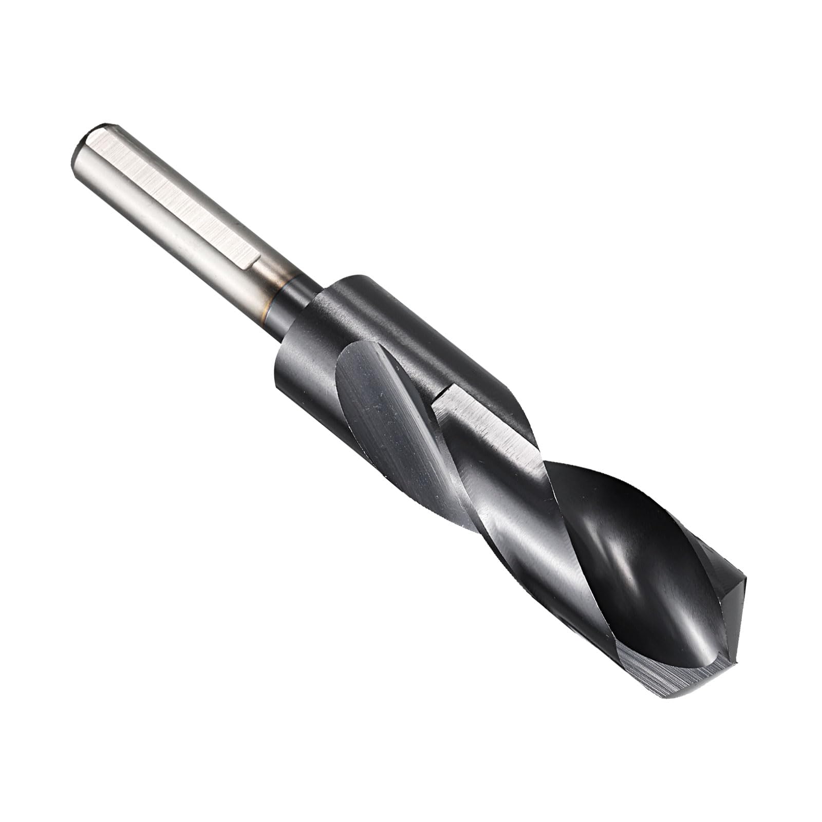 PATIKIL 25mm Drill Bit 63/64", 1/2" Reduced Shank M35 Cobalt 5% HSS with Titanium Aluminum Nitride Coating 135° Split Point for Hard Metal Stainless Steel High-speed Cutting