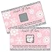 Big Dot of Happiness Pink Winter Wonderland - Holiday Snowflake Birthday Party and Baby Shower Game Scratch Off Cards - 22 Count