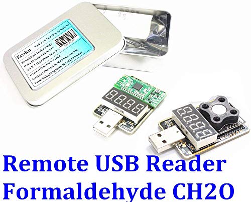 Remote Reader USB Plug Play Portable CH2O Gas Dart Sensor Formaldehyde 0.01-2ppm
