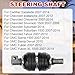Steering Shaft Fit for Chevrolet Avalanche 2007-2012 Cheyenne 2007-2014 Silverado 1500 2007-2008 Suburban 1500 2007-2014 Tahoe 2007-2012 Cadillac Escalade 2007-2014
