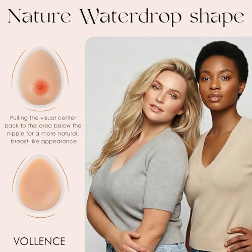 Image of Vollence Self Adhesive Silicone Breast Forms for Cosplay Mastectomy