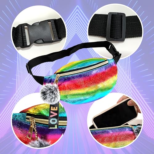 Peirich 28PCS 80s Costume Accessories for Women Disco Party Clothing From the 1980s, Leg Warmers - Image 3