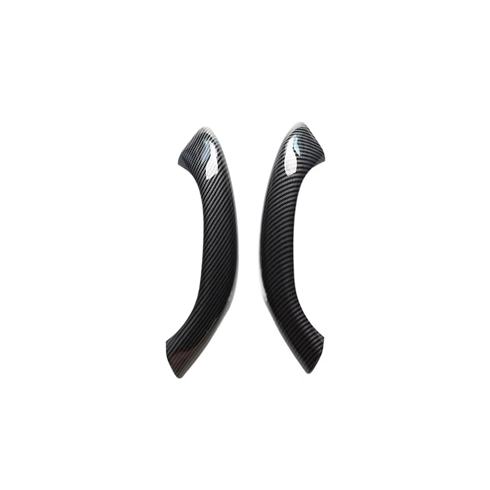 Jkswzma Car Inner Handle for BMW for X1 for X2 F48 F49 Car Interior Handle Inner Door Armrest Panel Pull 51417417513(Black 1 Pair)