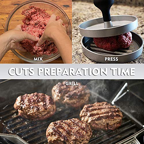 Espremedor de hambúrgueres espremedor de hambúrgueres antiaderente de liga de zinco para grelhar chu