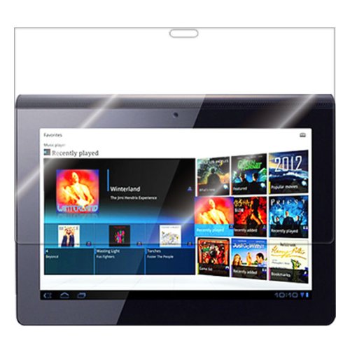 Armor Suit MilitaryShield Screen Protector For Sony Tablet S - [Max Coverage] Anti-Bubble HD Clear Film