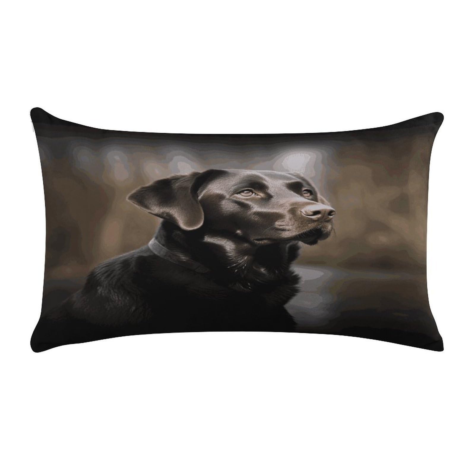 MUSM Labrador Retriever Throw Pillow Cover Long Super Soft Pillowcase Luxury Plush Pillowcase Decorative Pillow Shams Anti-Fading Pillow Case Cushion Covers Cozy Pillow Protector