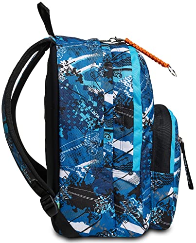 Zaino Scuola SJ Ever - Blu Boy Ragazzo - Doppio